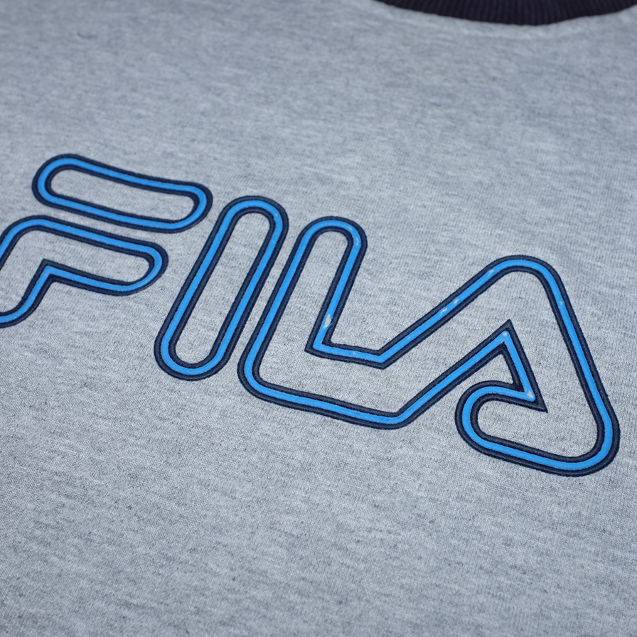 Vintage Fila Logo Sweatshirt XLarge - Double Double Vintage