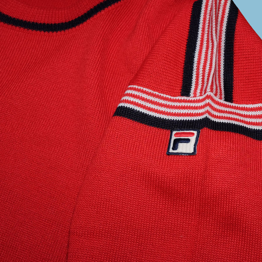 Vintage Fila Knit Sweater Large - Double Double Vintage