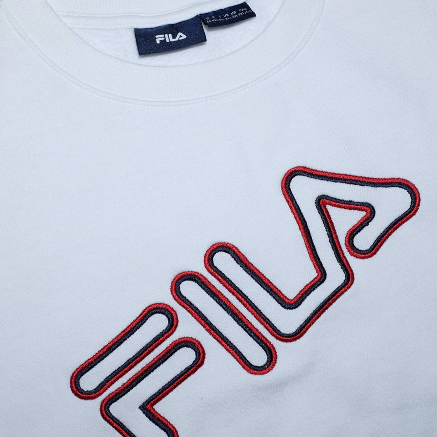 Vintage Fila Logo Sweater Large - Double Double Vintage