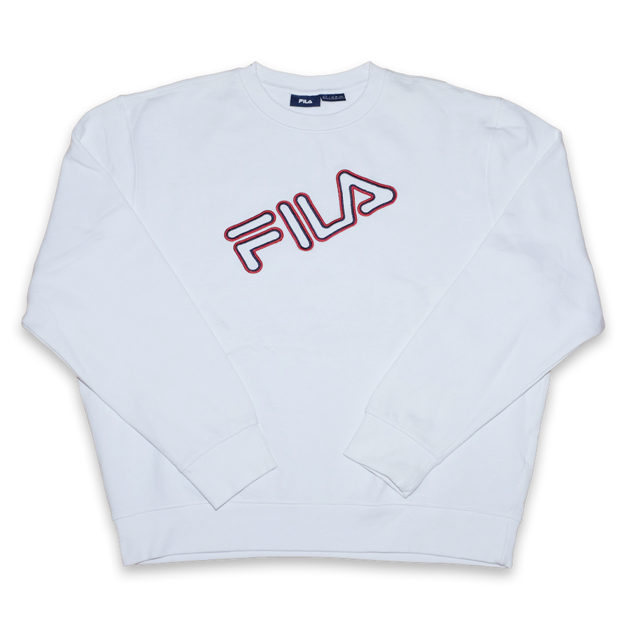 Vintage Fila Logo Sweater Large - Double Double Vintage
