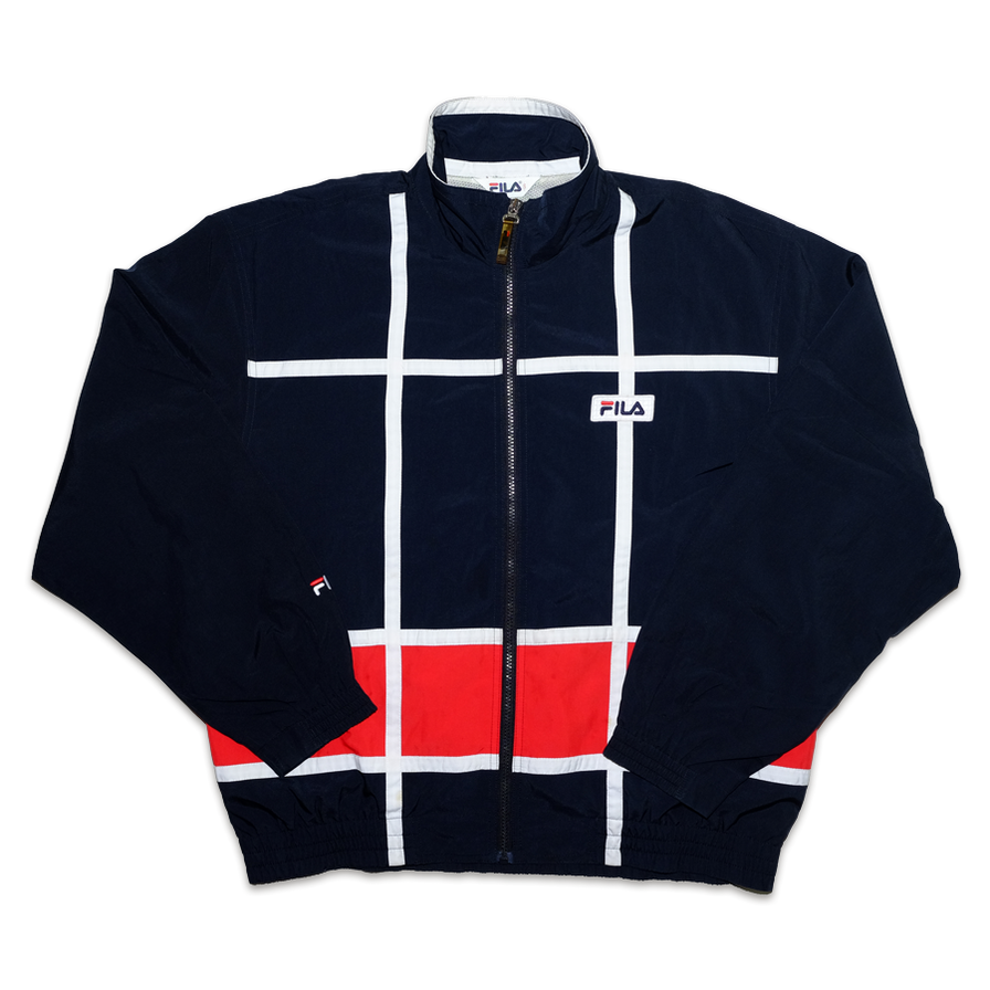 Vintage Fila Trackjacket Medium / Large - Double Double Vintage