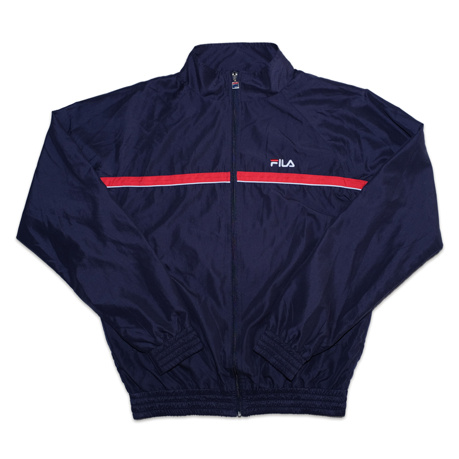 Vintage Fila Track Jacket Large / XLarge - Double Double Vintage