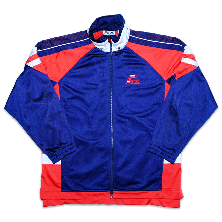 Vintage Fila Trackjacket XLarge - Double Double Vintage
