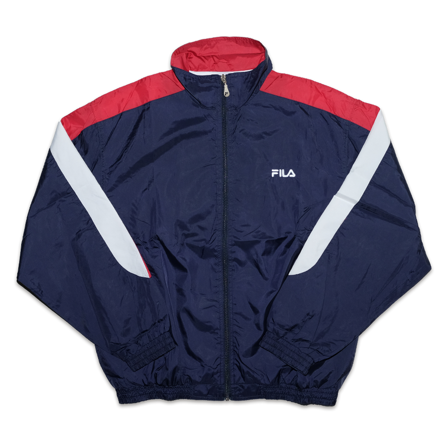 Vintage Fila Trackjacket Medium - Double Double Vintage