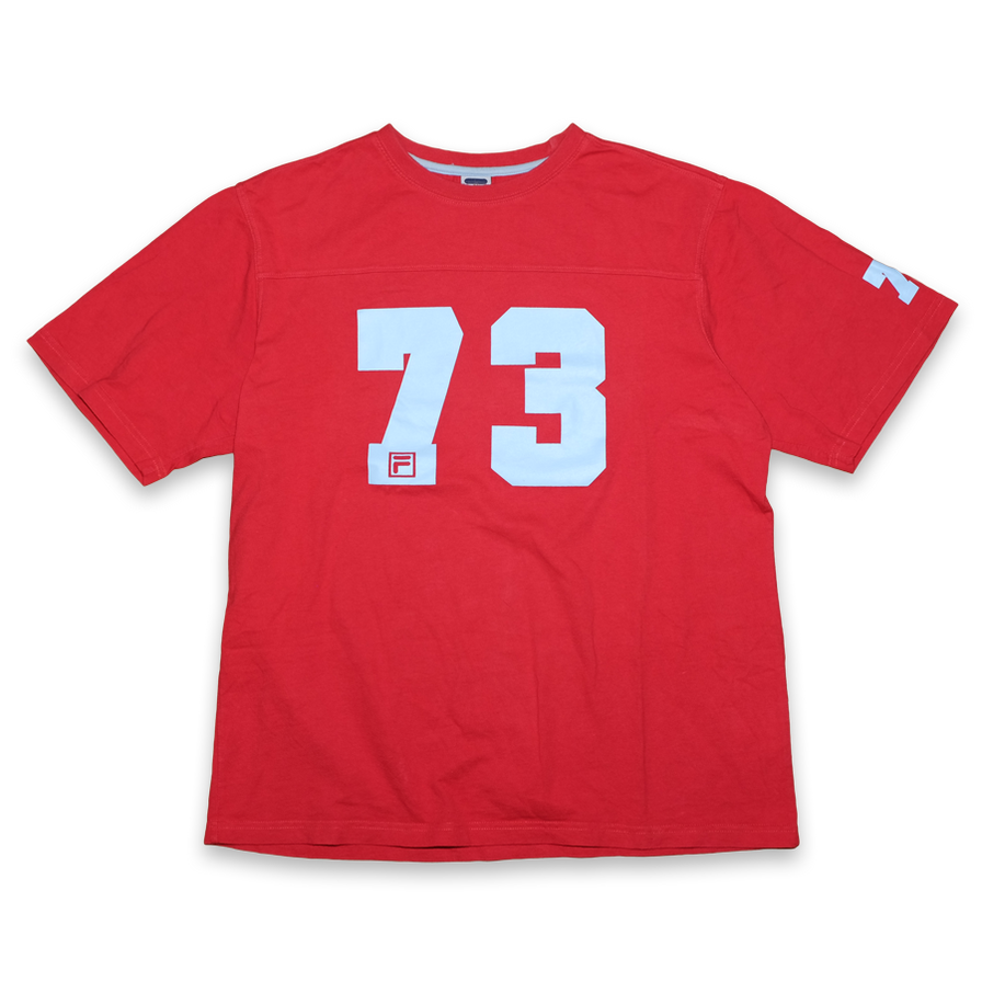Fila Number 73 T-Shirt XLarge - Double Double Vintage