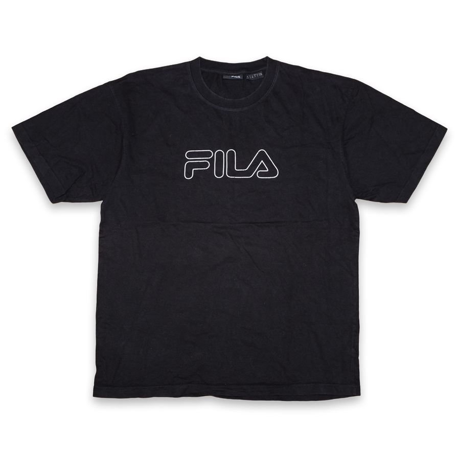 Vintage Fila Logo T-Shirt Large - Double Double Vintage