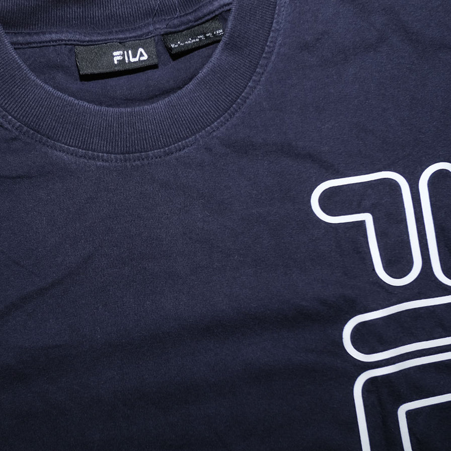 Vintage Fila Logo T-Shirt Medium - Double Double Vintage