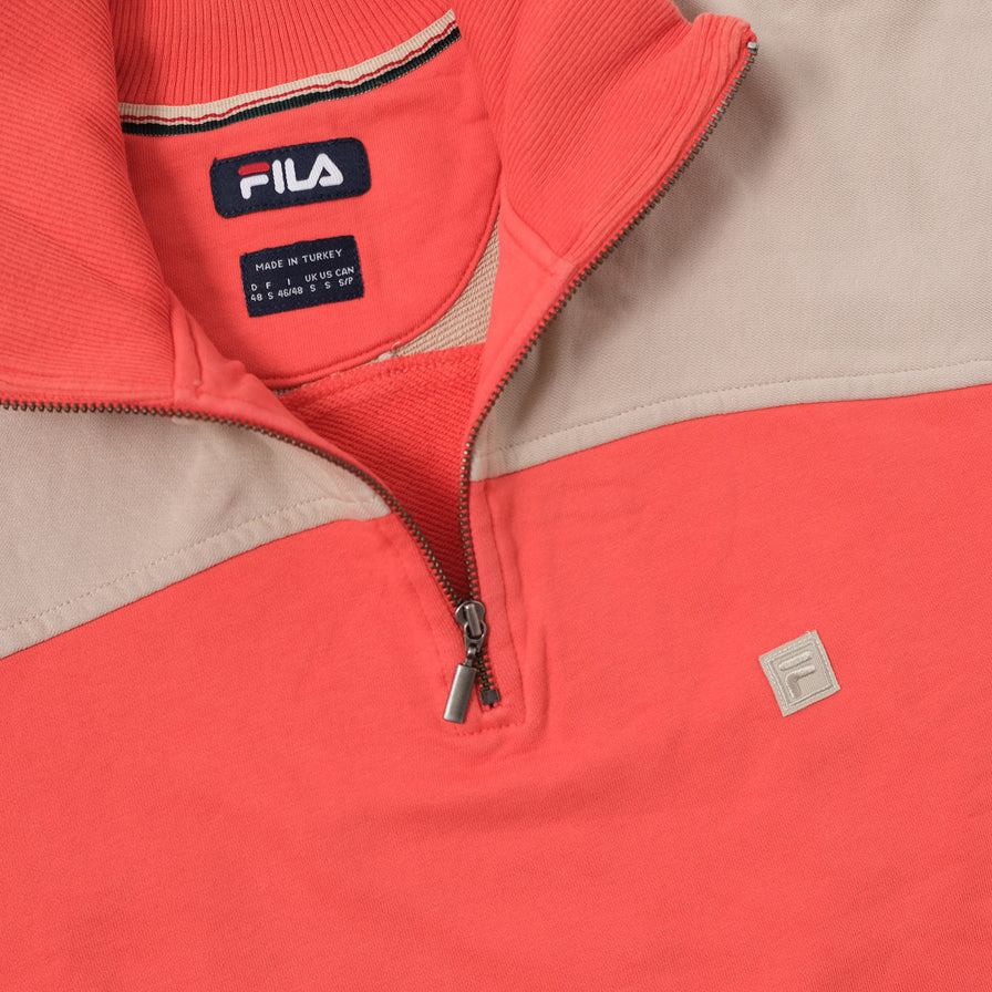 Vintage Fila Q-Zip Sweater Medium