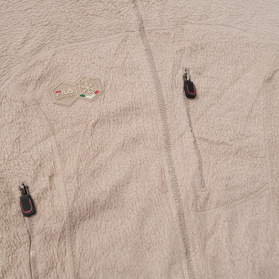 Vintage Fila Women's Fleece Jacket Medium