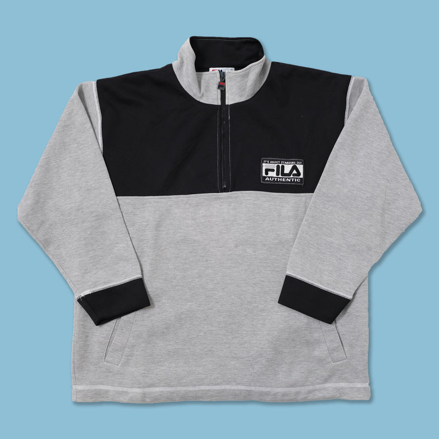 Vintage Fila Q-Zip Sweater Medium