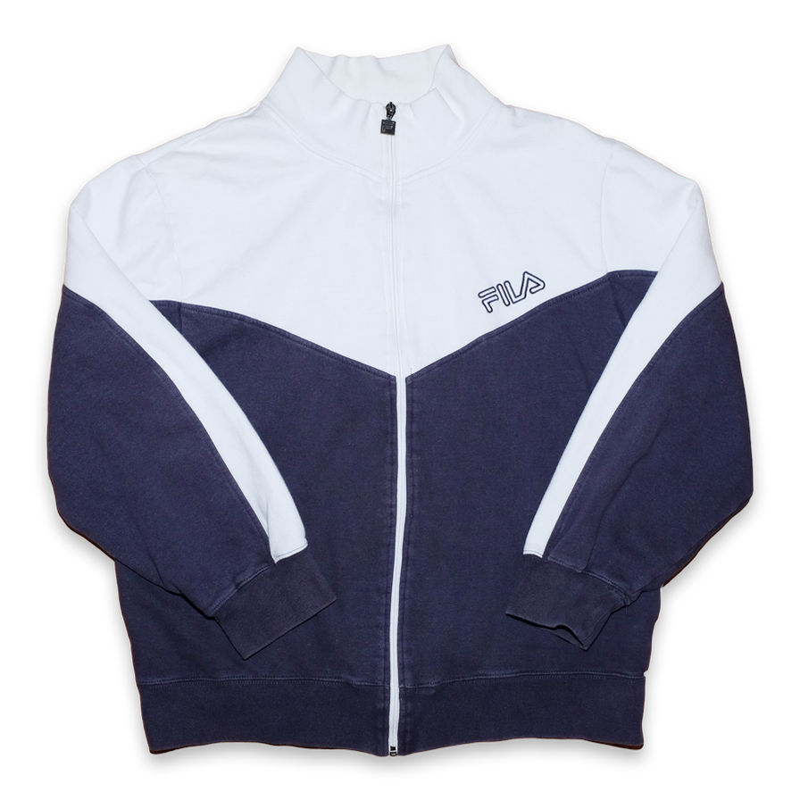 Vintage Fila Zip Sweater Medium / Large - Double Double Vintage