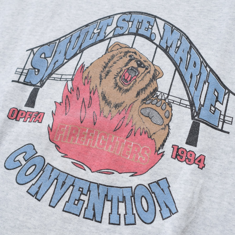 Vintage 1994 Firefighters Convention Sweater Medium