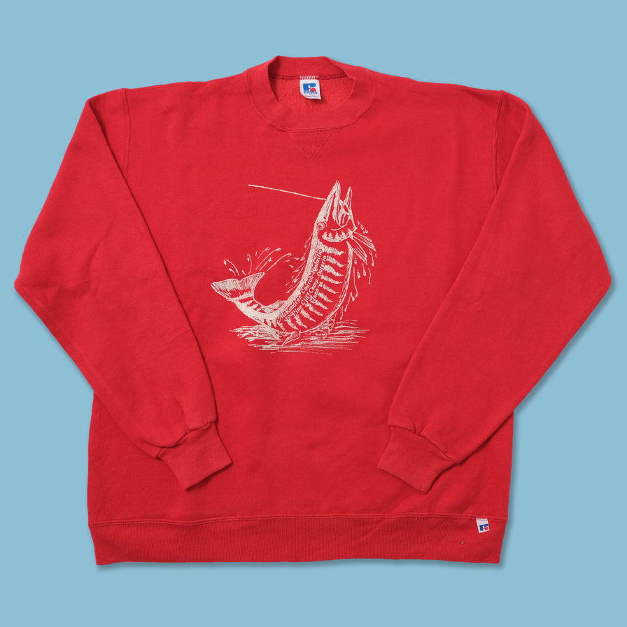 Vintage 1988 Fishing Sweater Medium / Large