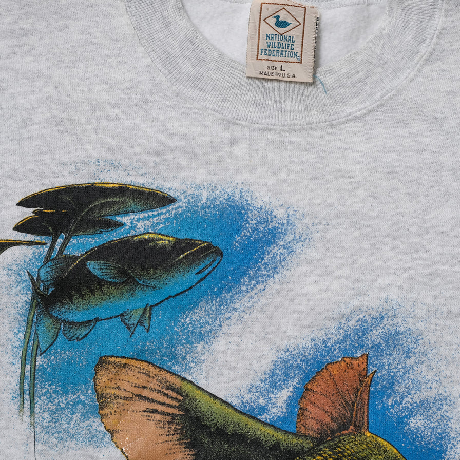 Vintage Fish Sweater Large