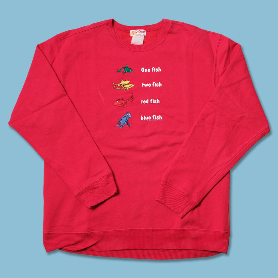 Vintage 1996 one fish two fish... Sweater Medium / Large