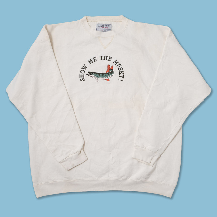 Vintage Fishing Sweater Large / XLarge