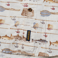 Vintage Woolrich Fish Pattern Shirt Medium / Large