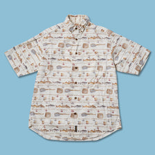Vintage Woolrich Fish Pattern Shirt Medium / Large