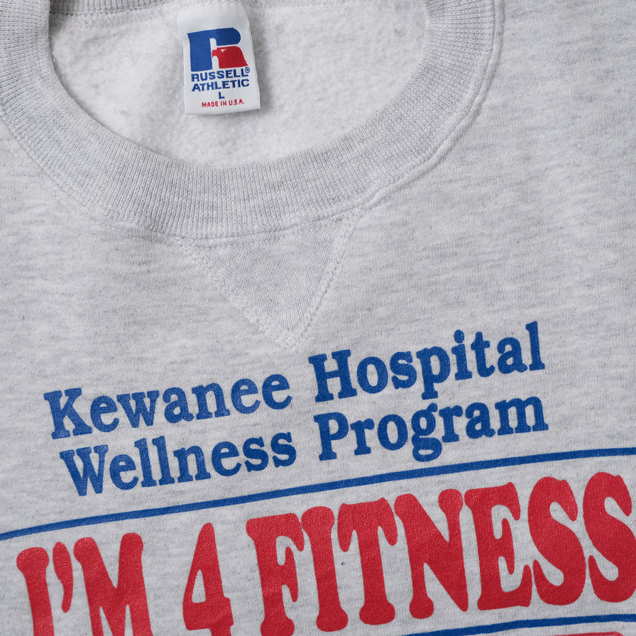 Vintage I'm 4 Fitness Sweater Large