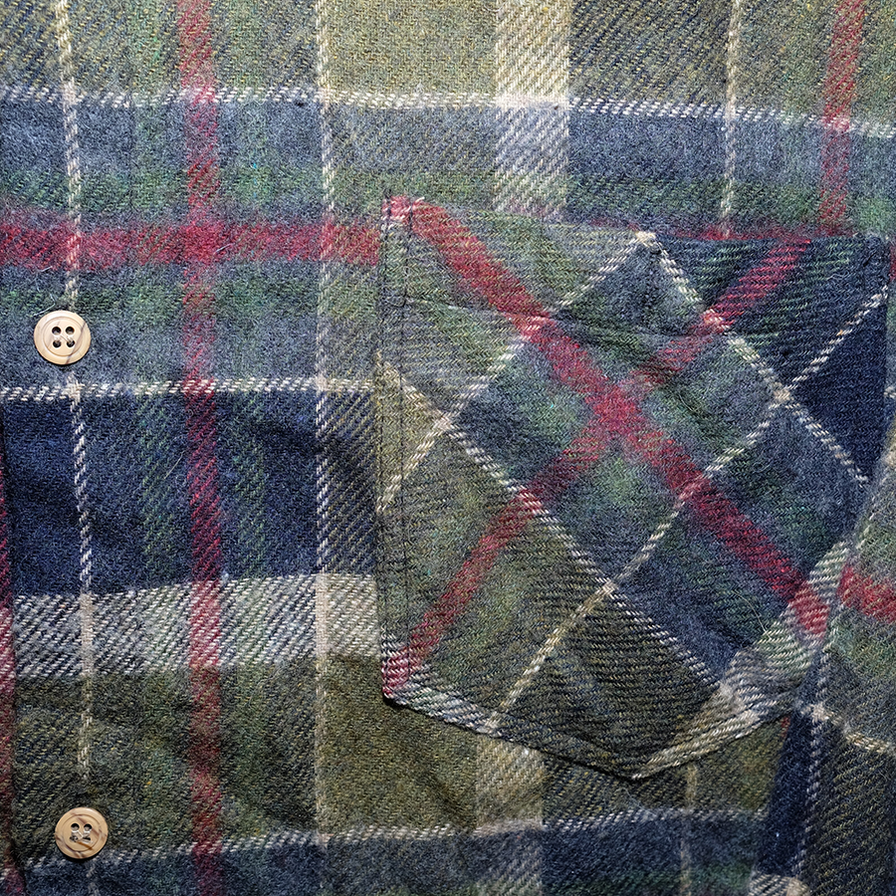 Vintage Flannel Shirt XLarge - Double Double Vintage