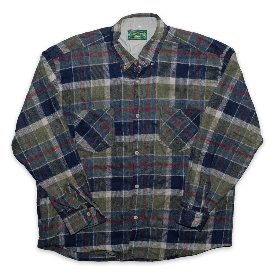 Vintage Flannel Shirt XLarge - Double Double Vintage