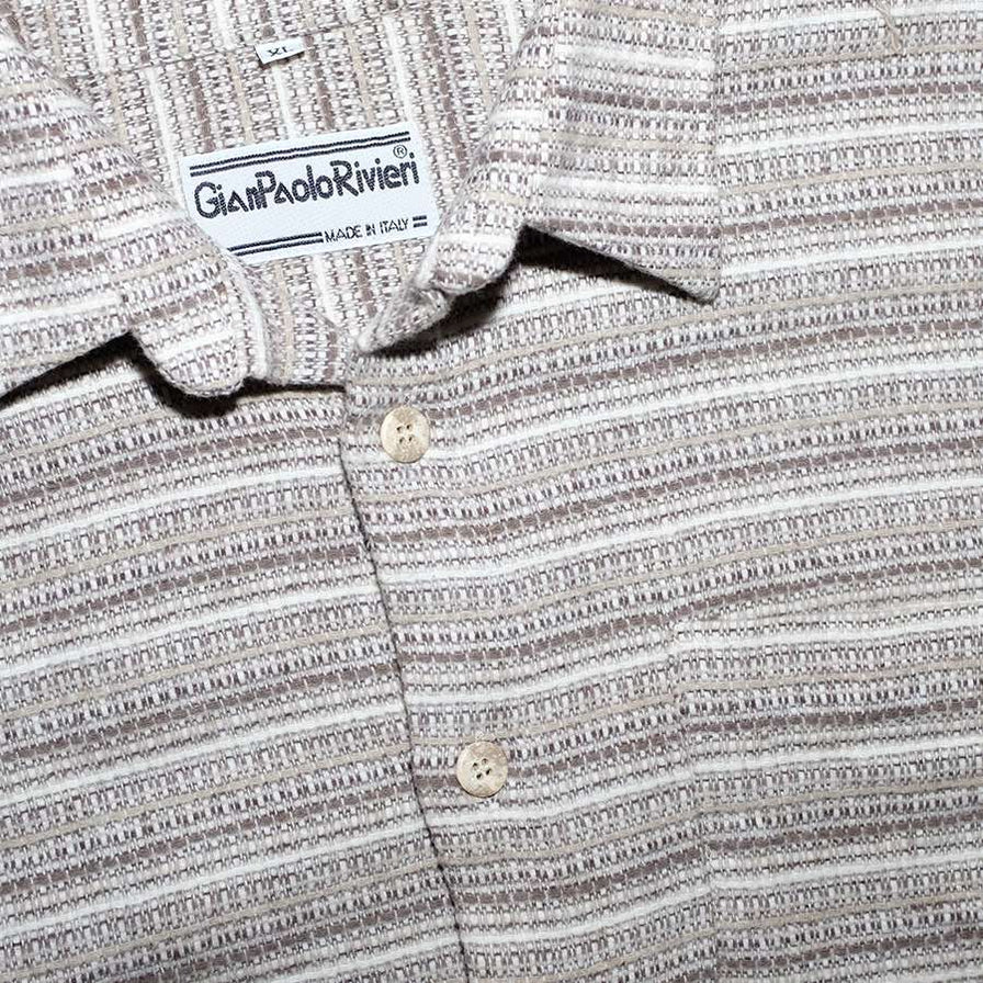 Vintage Flannell Striped Shirt XLarge