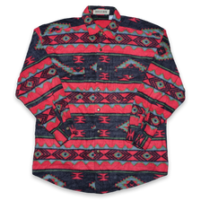 Vintage Pattern Fleece Shirt XLarge