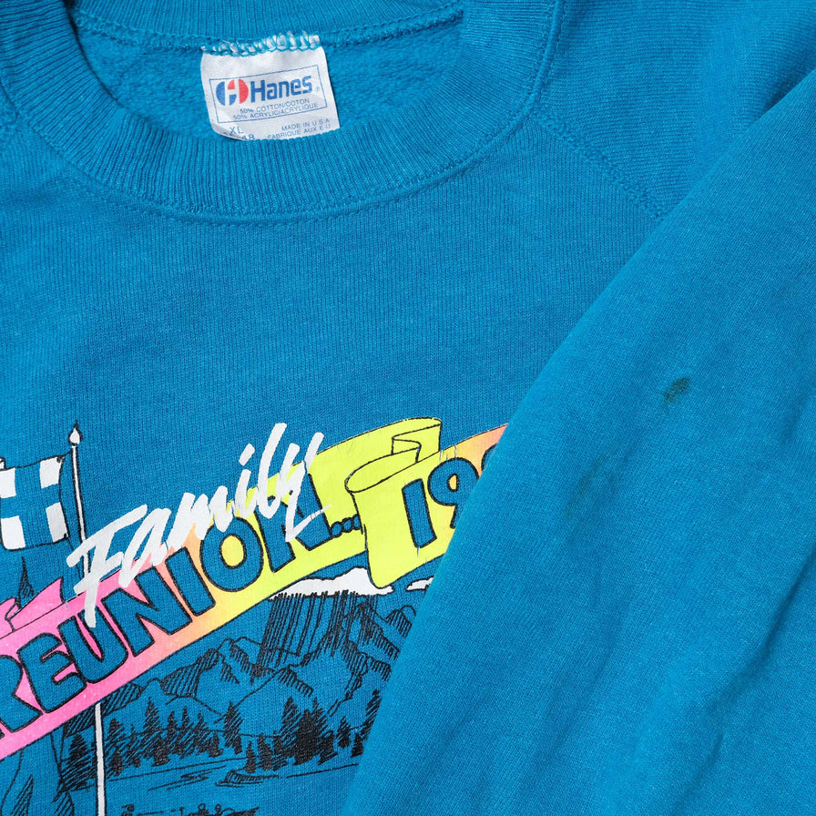 Vintage 1991 Family Reunion Sweater Large