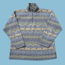 Vintage Pattern Q-Zip Fleece XLarge