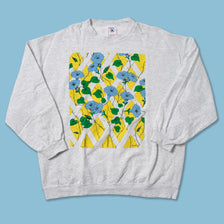 Vintage Flower Sweater XLarge