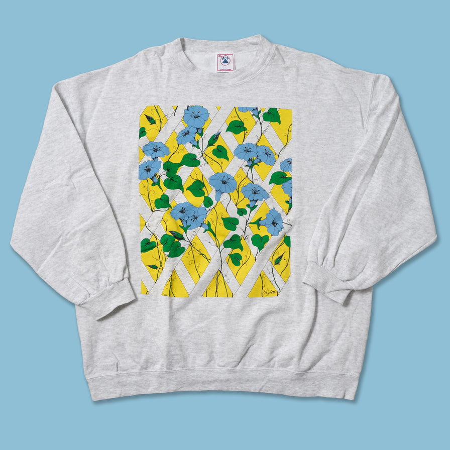 Vintage Flower Sweater XLarge