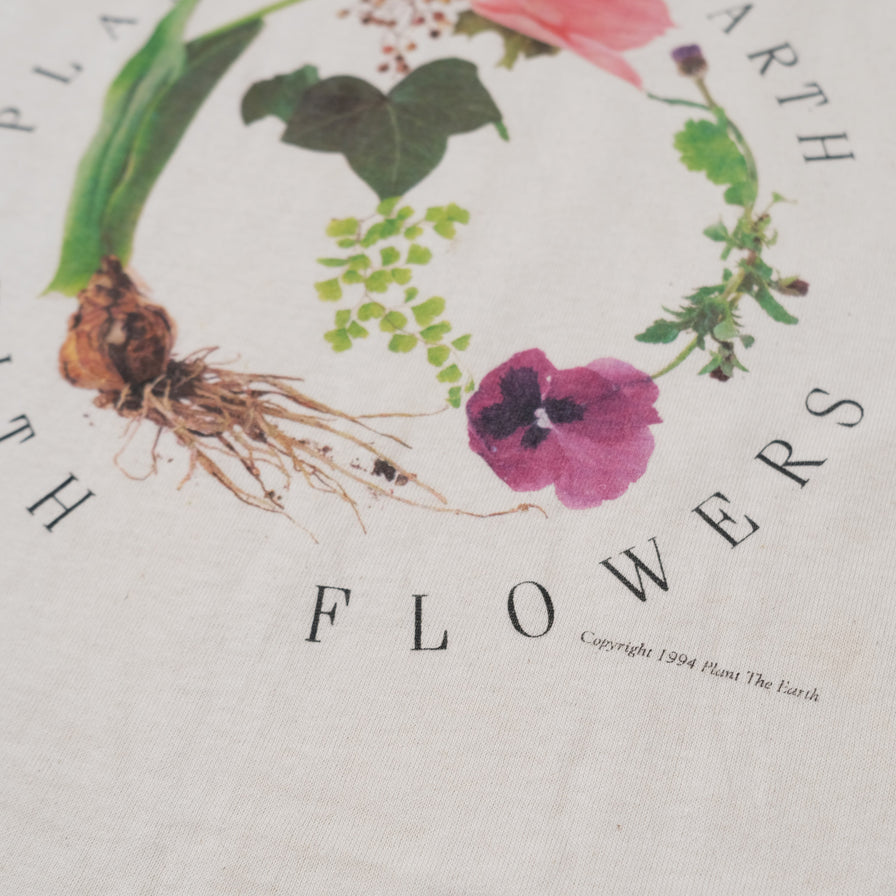 Vintage 1994 Flowers T-Shirt XLarge
