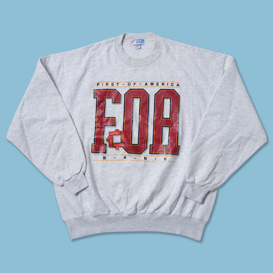 Vintage First Of America Sweater XLarge