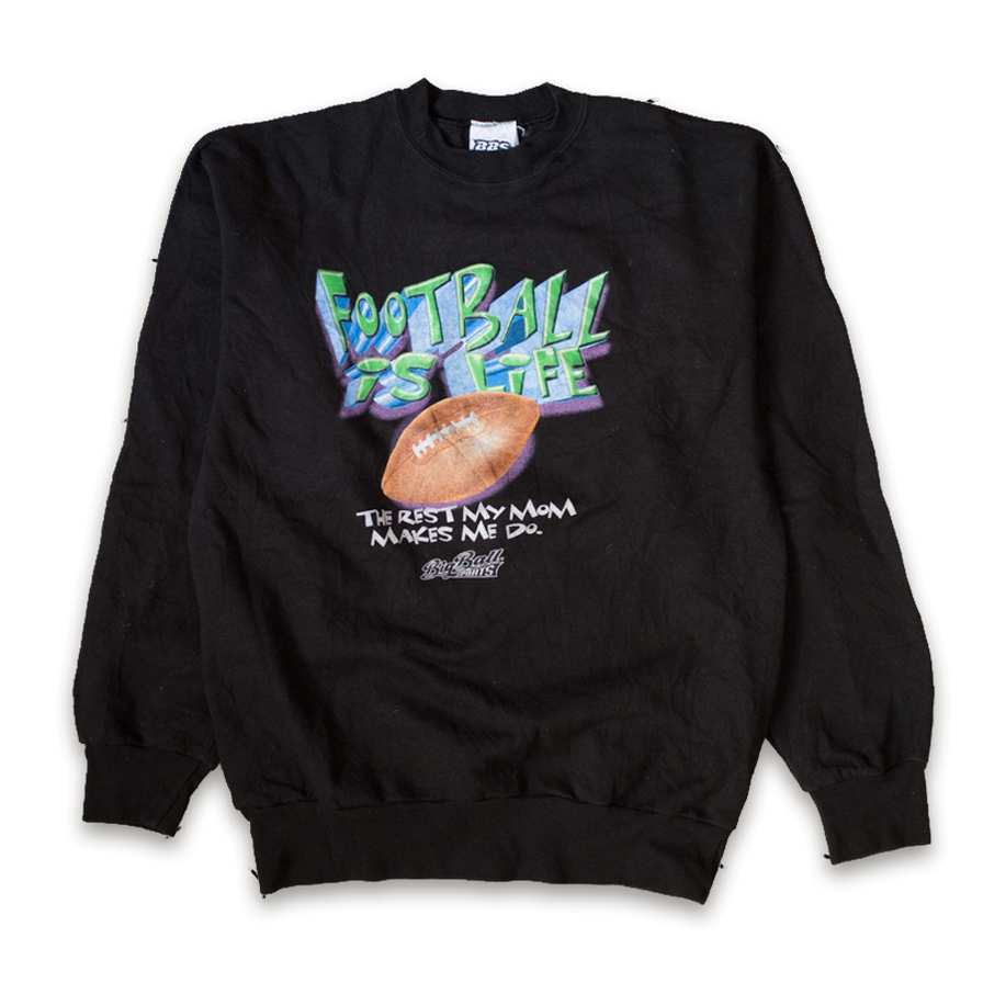 Football is Life Sweatshirt XSmall / Small - Double Double Vintage