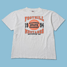 Vintage 1994 Foothill Mustangs T-Shirt Large / XLarge