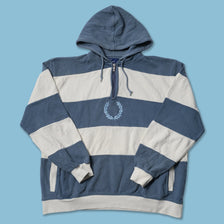 Vintage Fred Perry Q-Zip Hoody Large