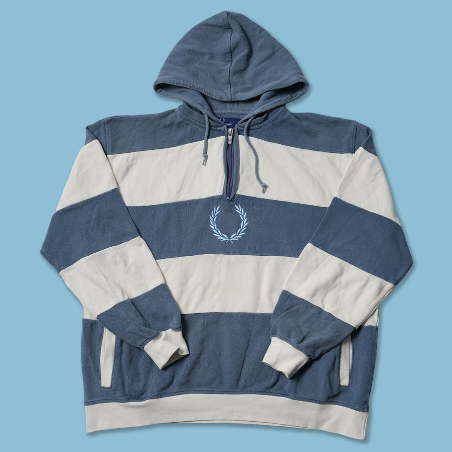 Vintage Fred Perry Q-Zip Hoody Large