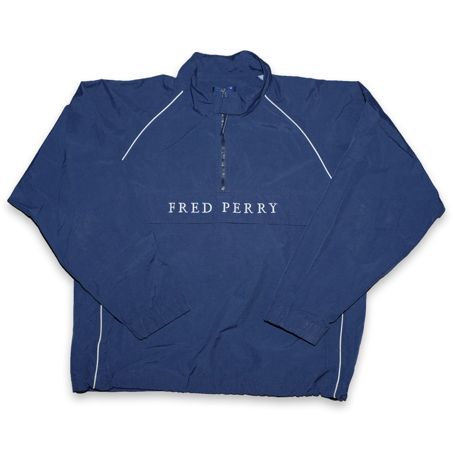 Vintage Fred Perry Q-Zip Windbreaker Large