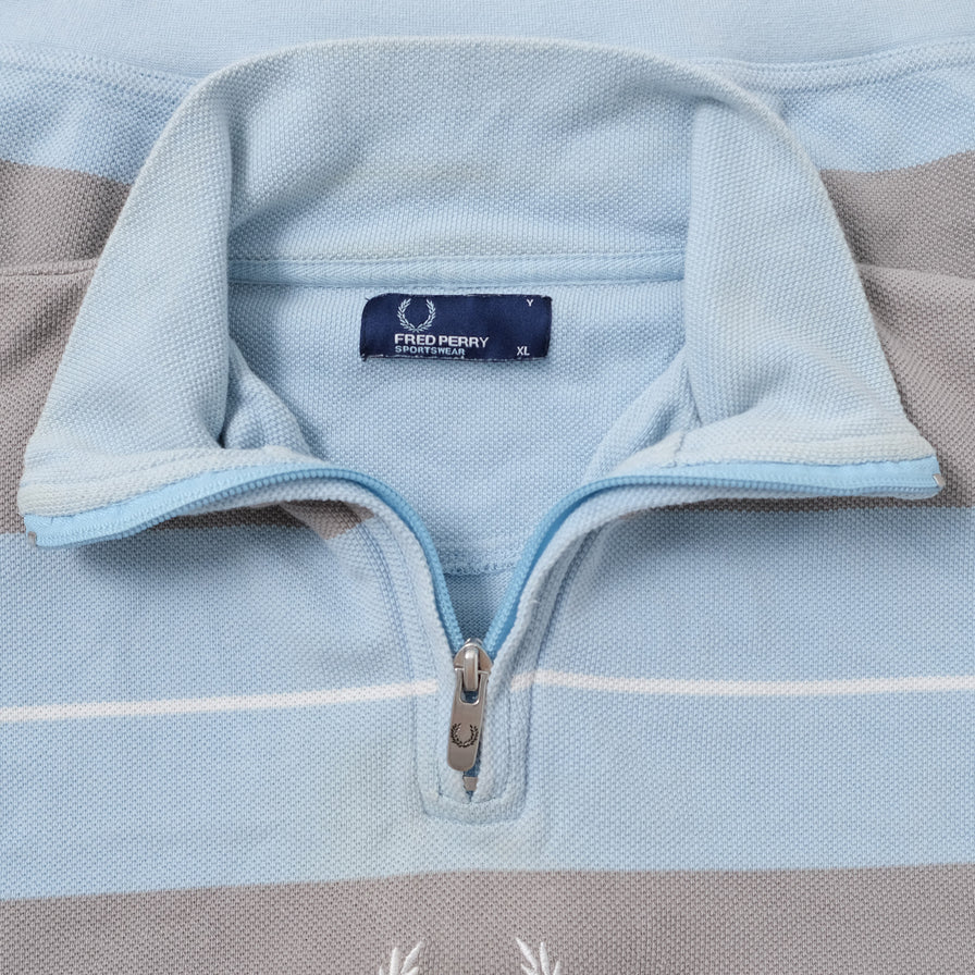 Vintage Fred Perry Q-Zip Sweater Small