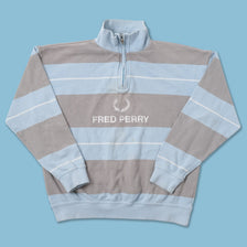 Vintage Fred Perry Q-Zip Sweater Small