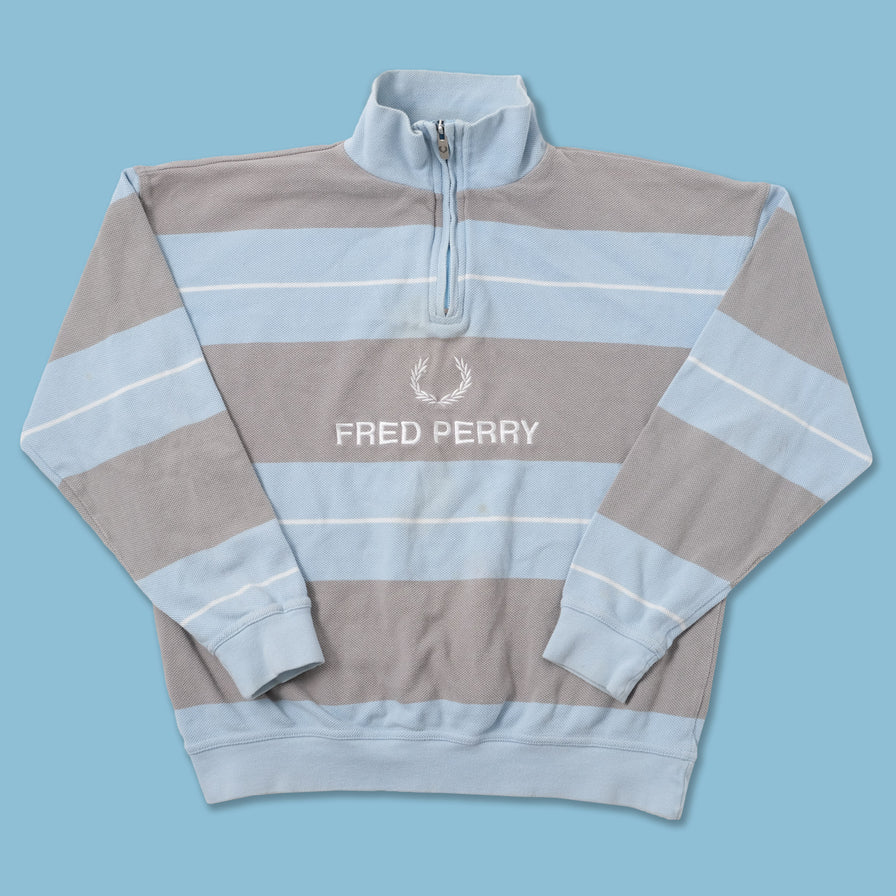 Vintage Fred Perry Q-Zip Sweater Small