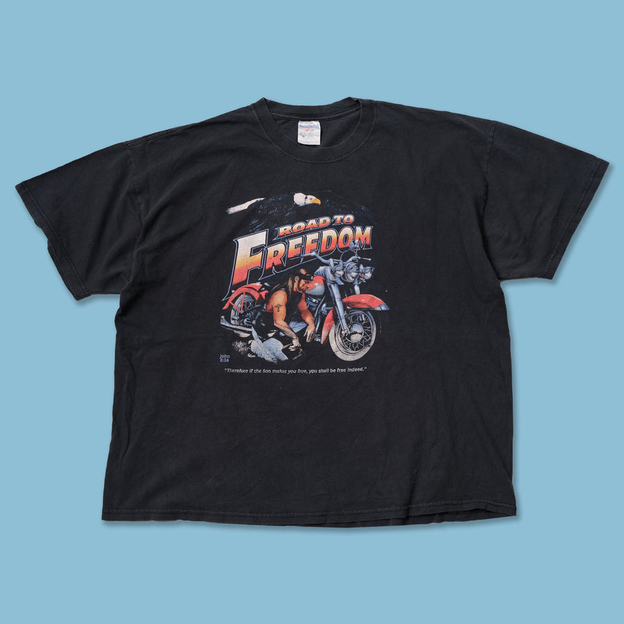 Vintage Road To Freedom T-Shirt XLarge / XXL