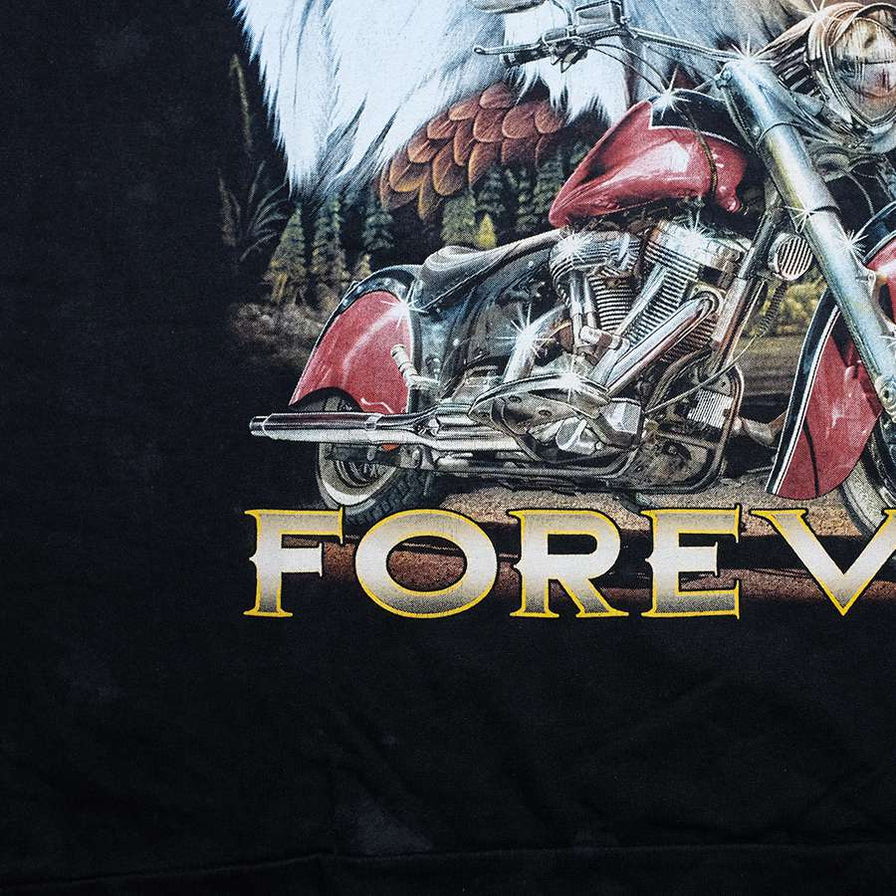 Vintage Biker T-Shirt Large