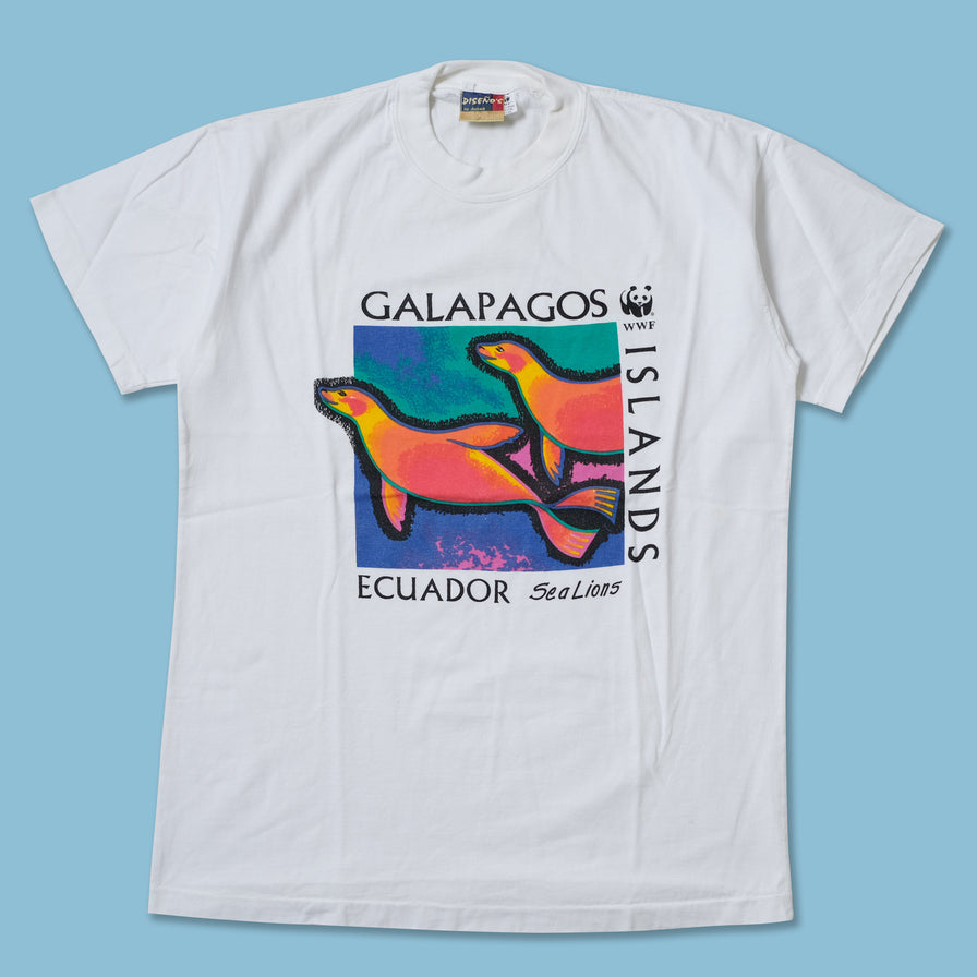 Vintage Galapagos Sea Lions T-Shirt Large / XLarge