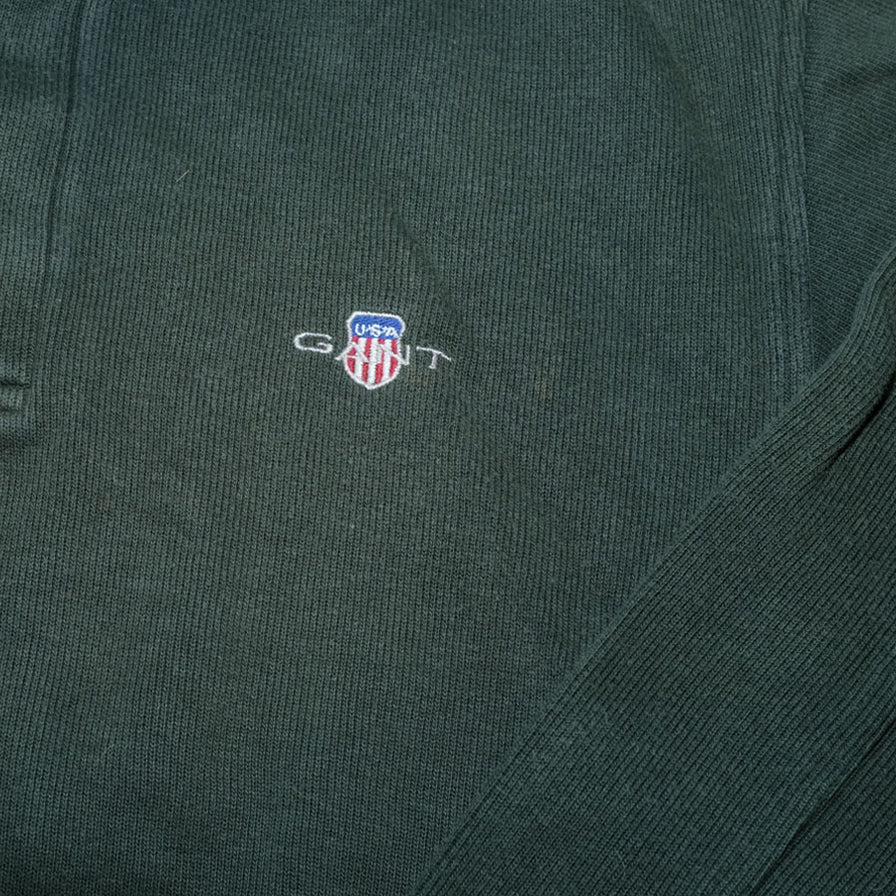 Vintage Gant Long Polo Medium - Double Double Vintage