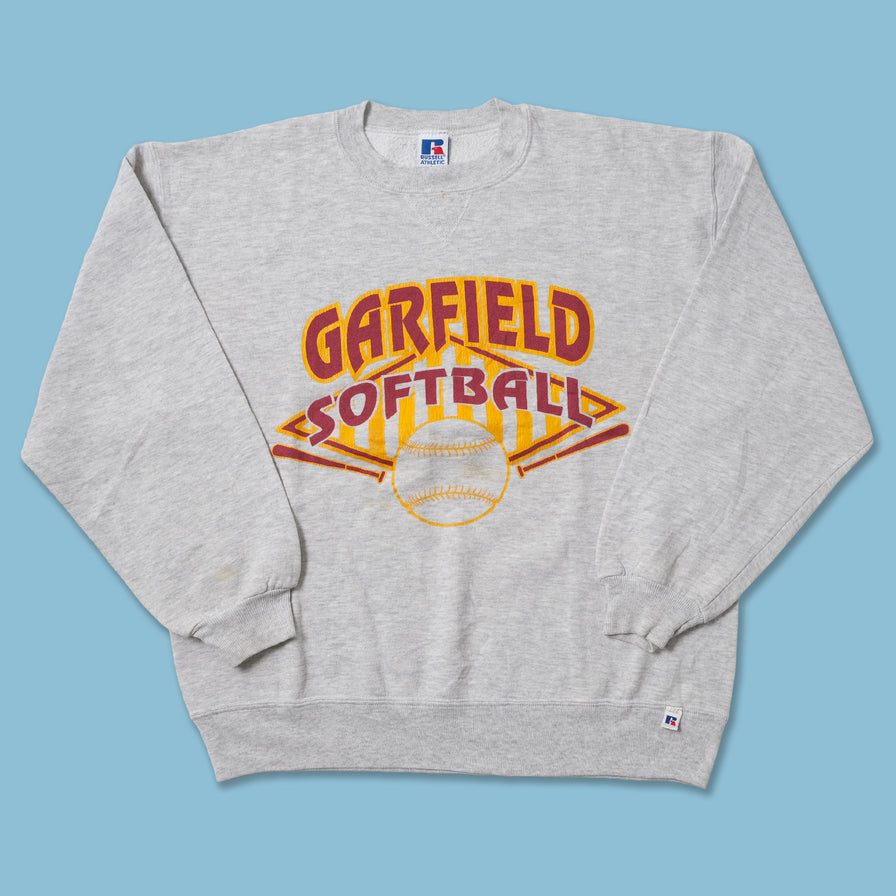 Vintage Garfield Softball Sweater Large