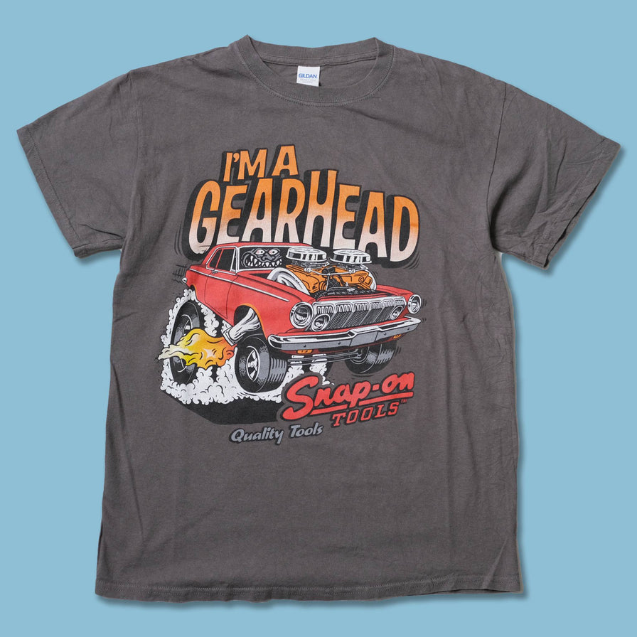 Vintage Racing Gearhead T-Shirt Medium