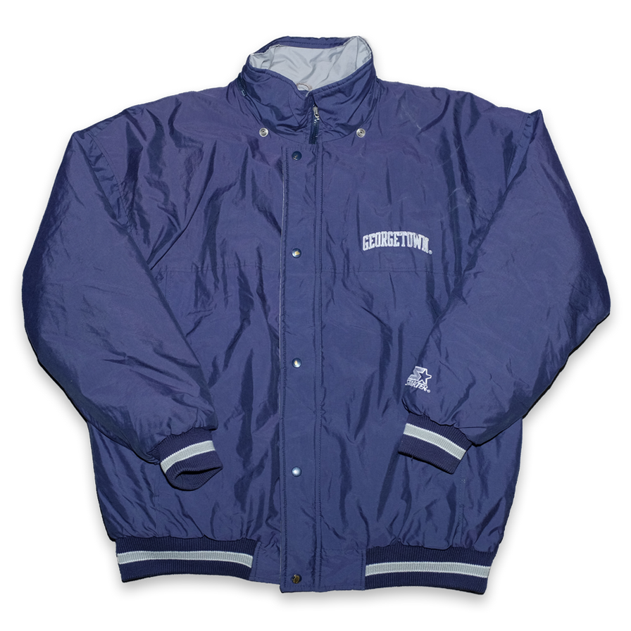 Vintage Starter Georgetown Hoyas Jacket XLarge - Double Double Vintage