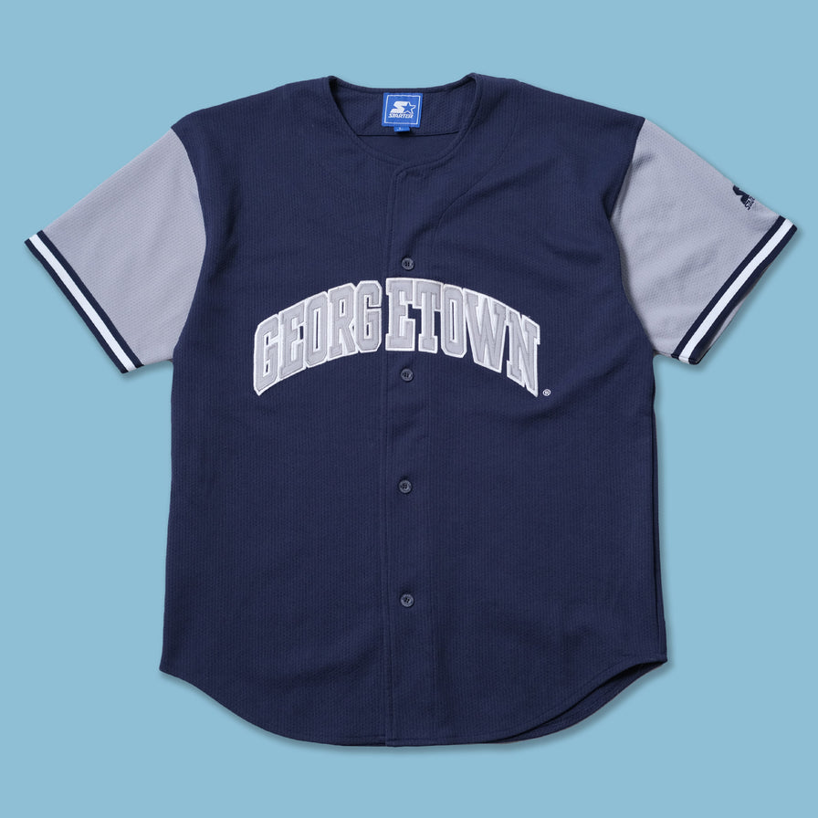 Vintage Starter Georgetown Hoyas Baseball Jersey Large / XLarge