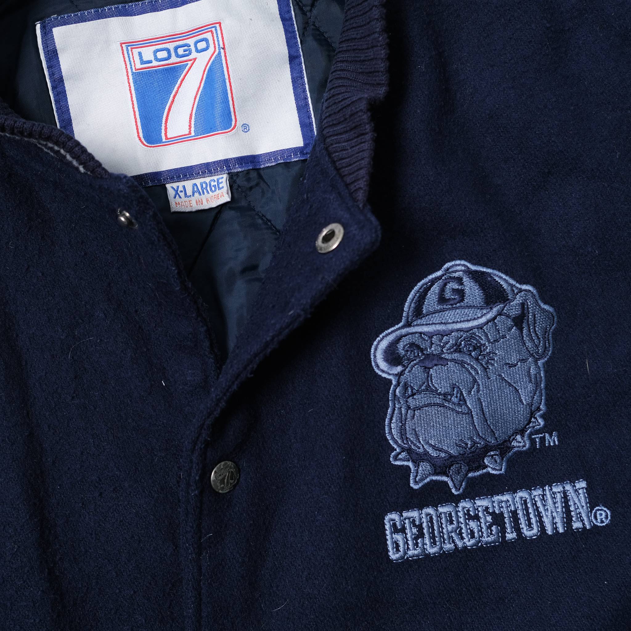 Vintage Georgetown Hoyas Varsity Jacket Large XLarge Double